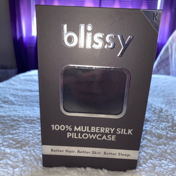 ✨ Blissy - King Size 600 Thread Count Silk Pillowcase✨NWT✨ - Picture 6 of 16